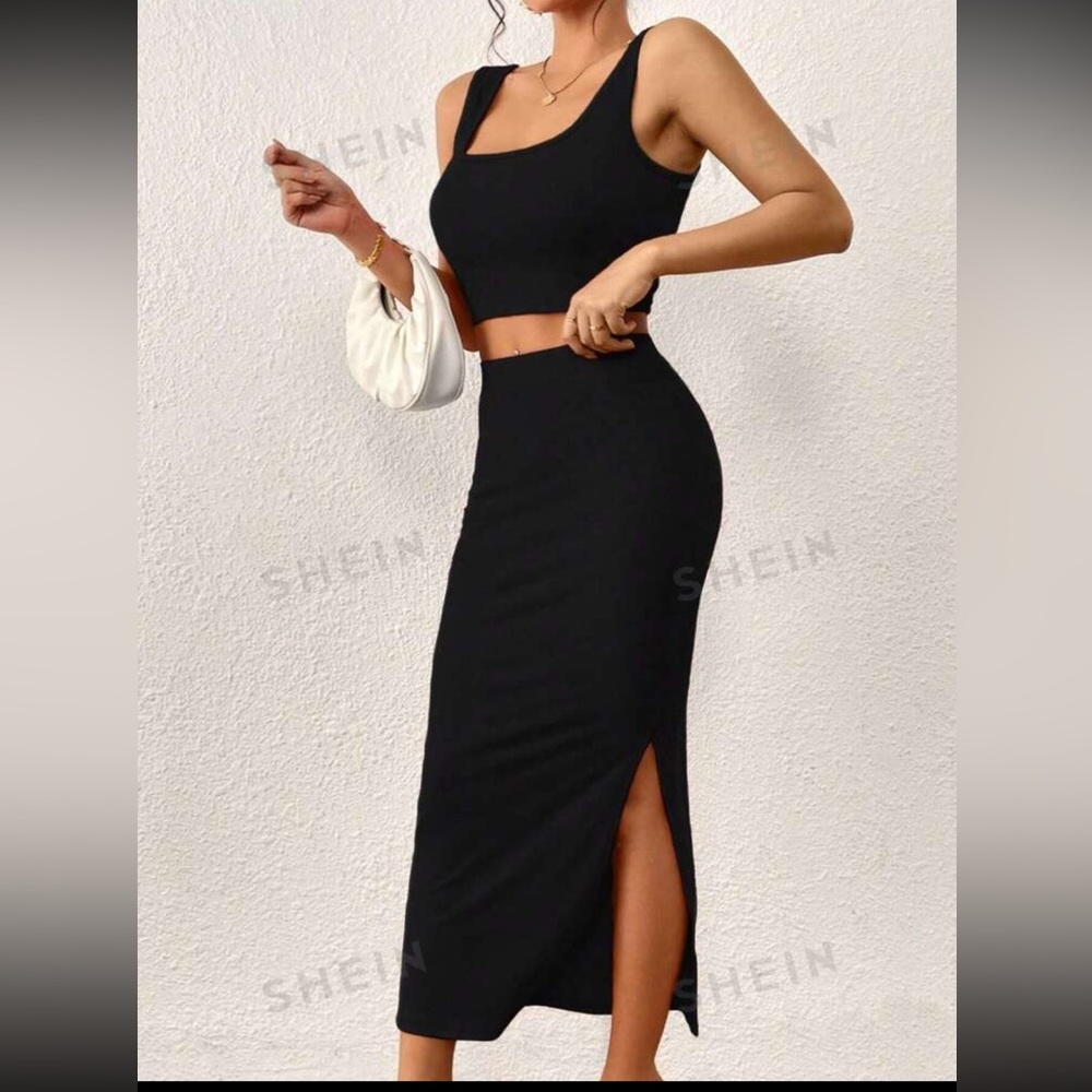 SHEIN two piece tank and skirt